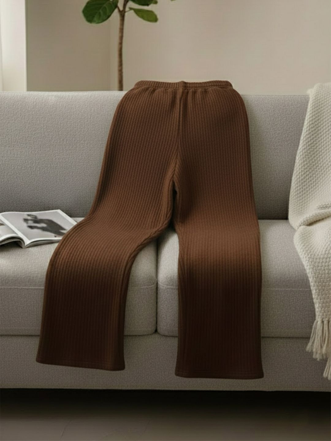 DTR FASHION Women Comfort High-Rise Trousers
