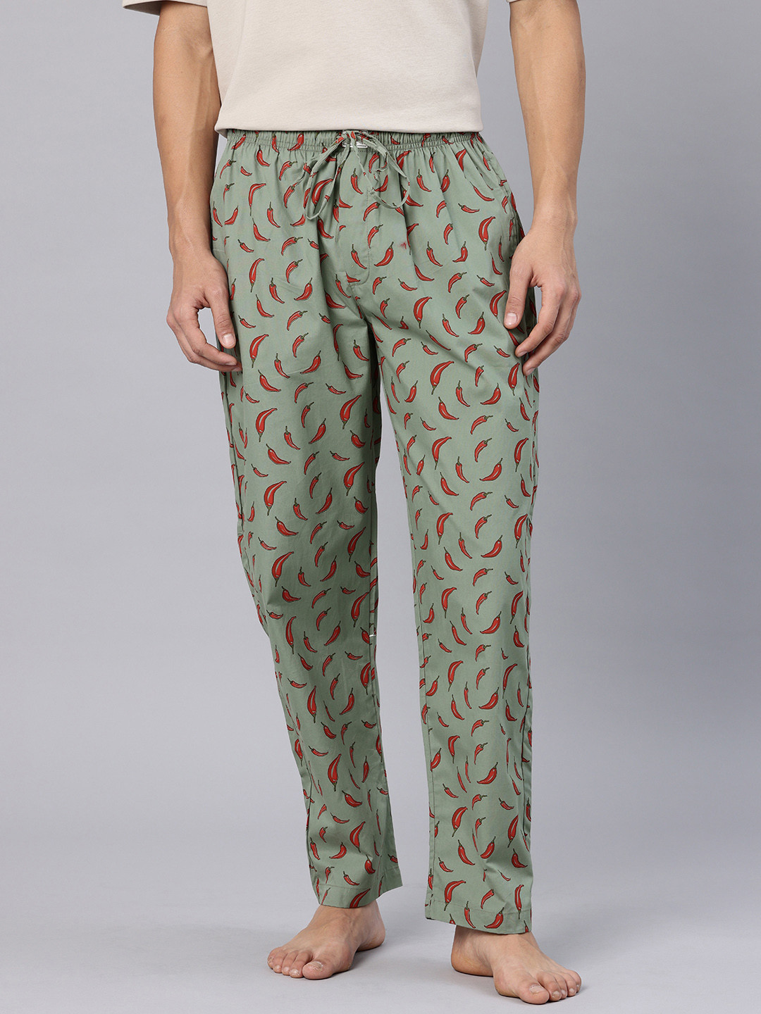 Majestic Man Men Pure Cotton Conversational Printed Pyjamas