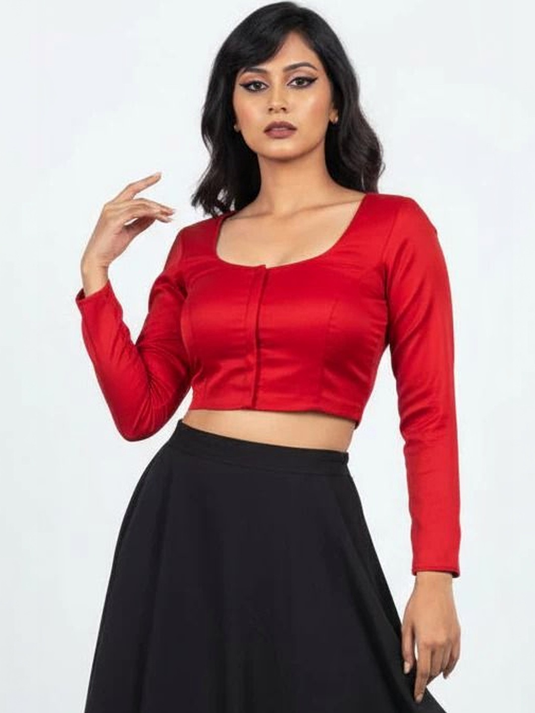 Monamaar U-Neck Saree Blouse
