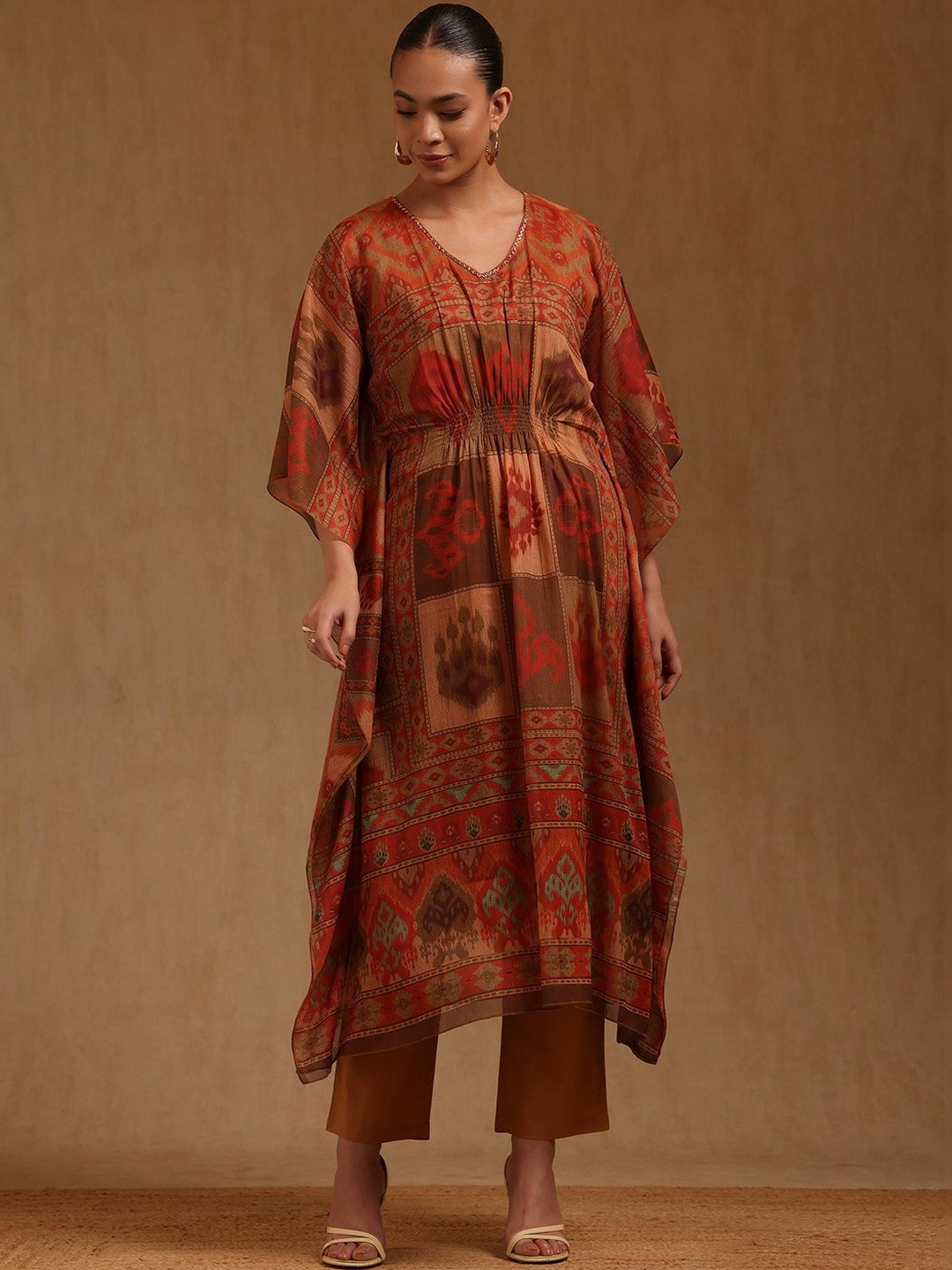 Soch Women Ethnic Motifs Printed Kurta with Trousers