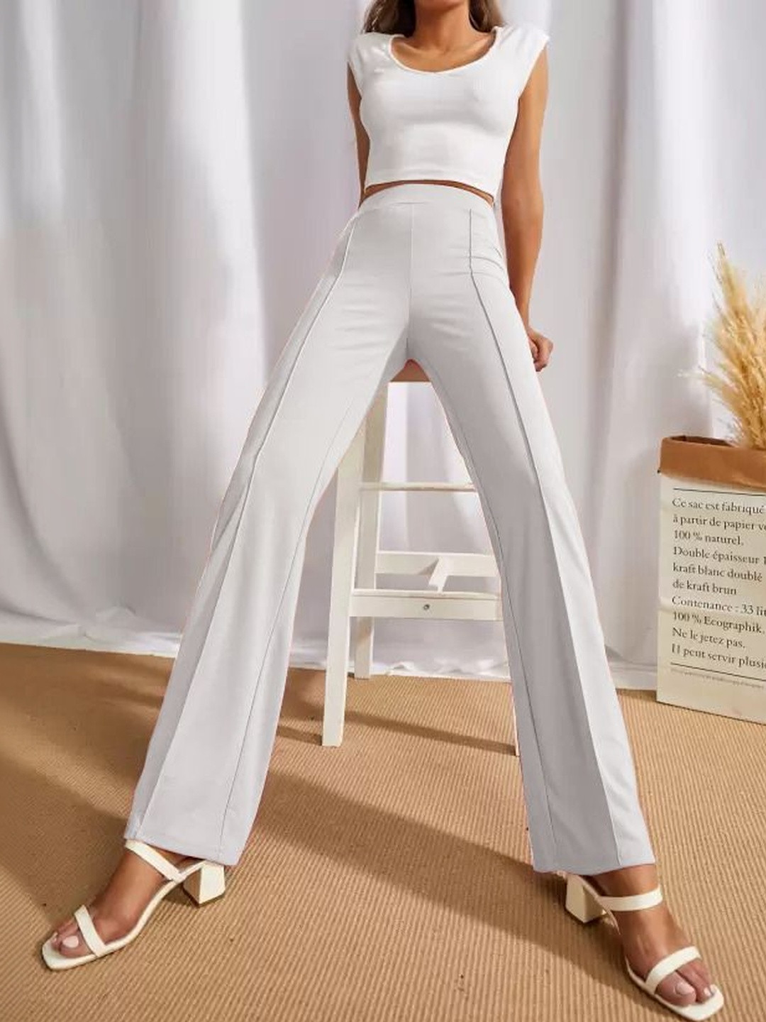 SWADESI STUFF Women Relaxed Easy Wash Trousers