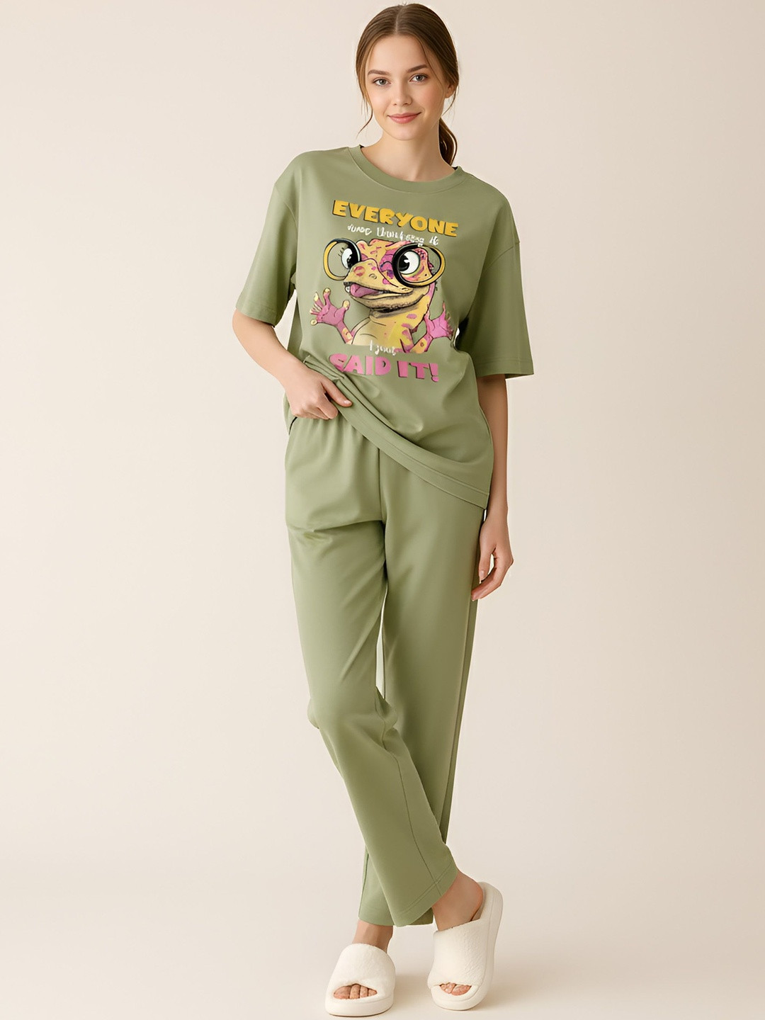 My Swag Women Printed Night suit