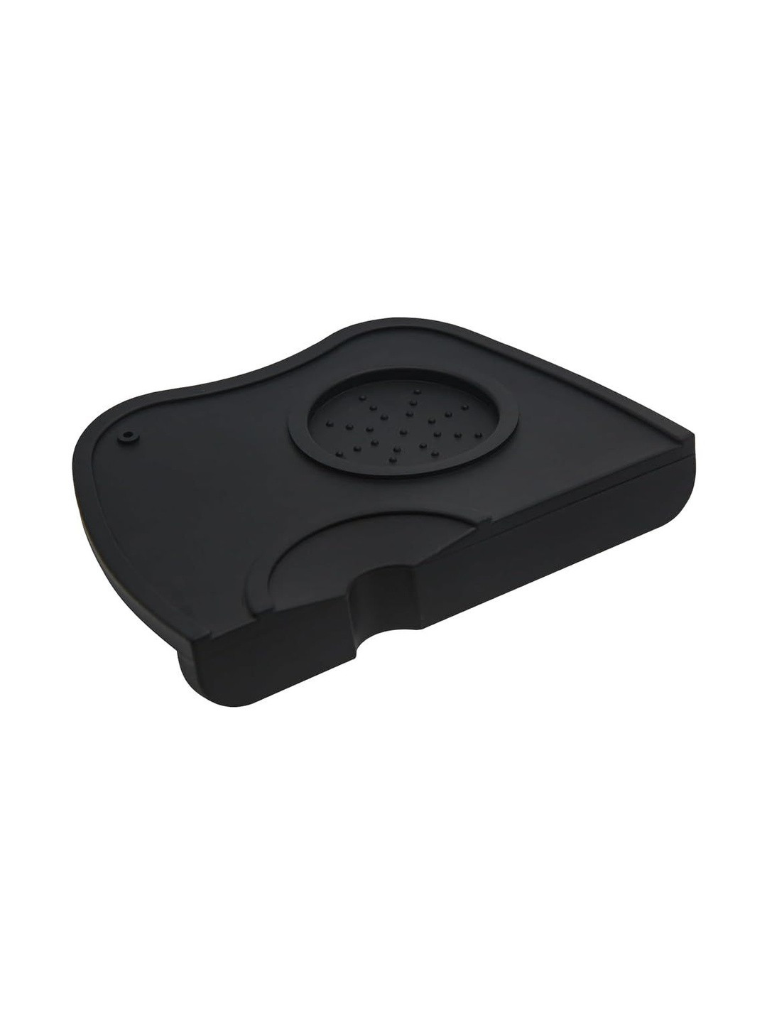 MAYCREATE Black Silicone Coffee Tamper Mat Non-Slip Espresso Tamping Pad