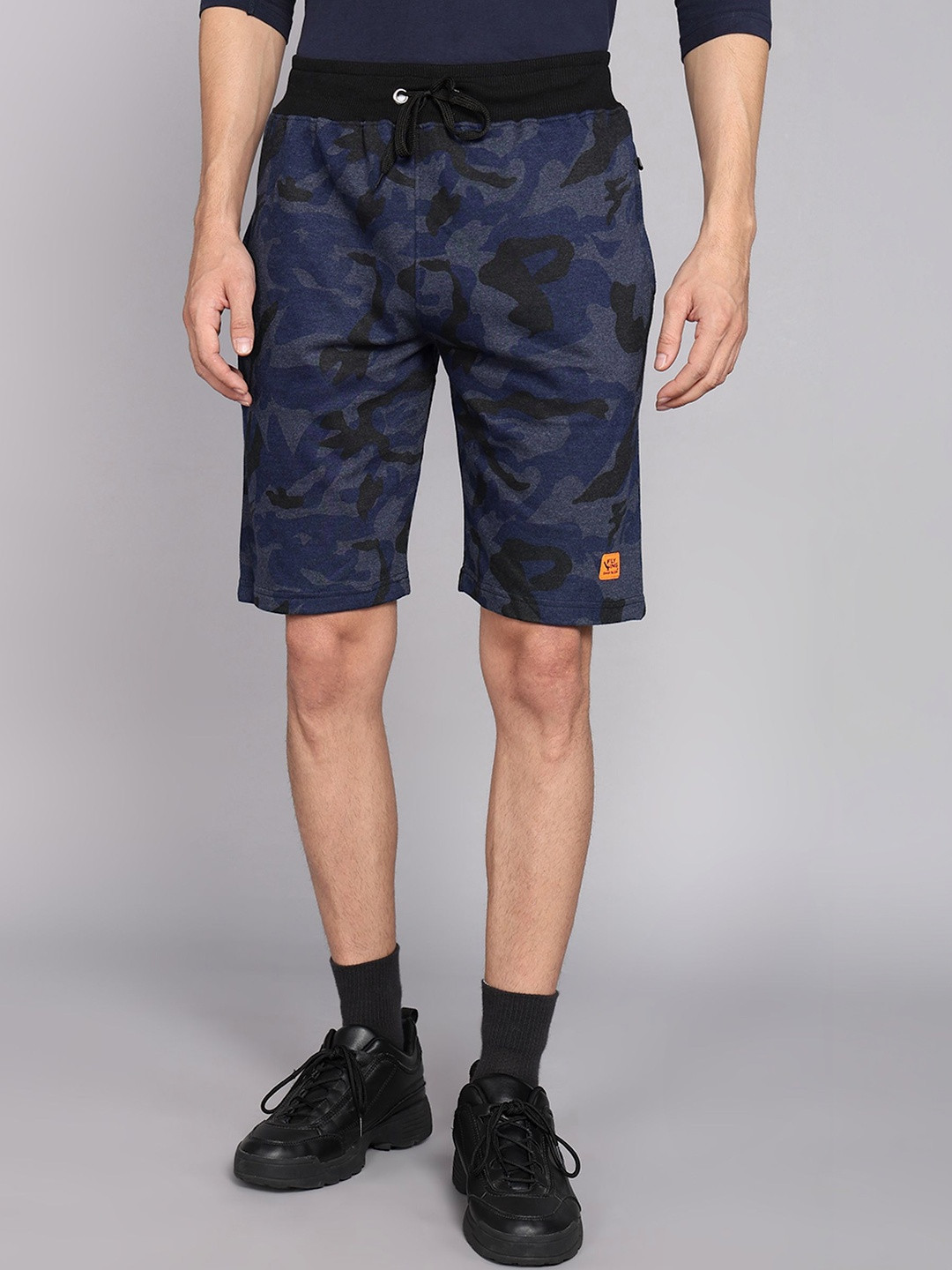 GYRFALCON Men Camouflage Printed Running Shorts