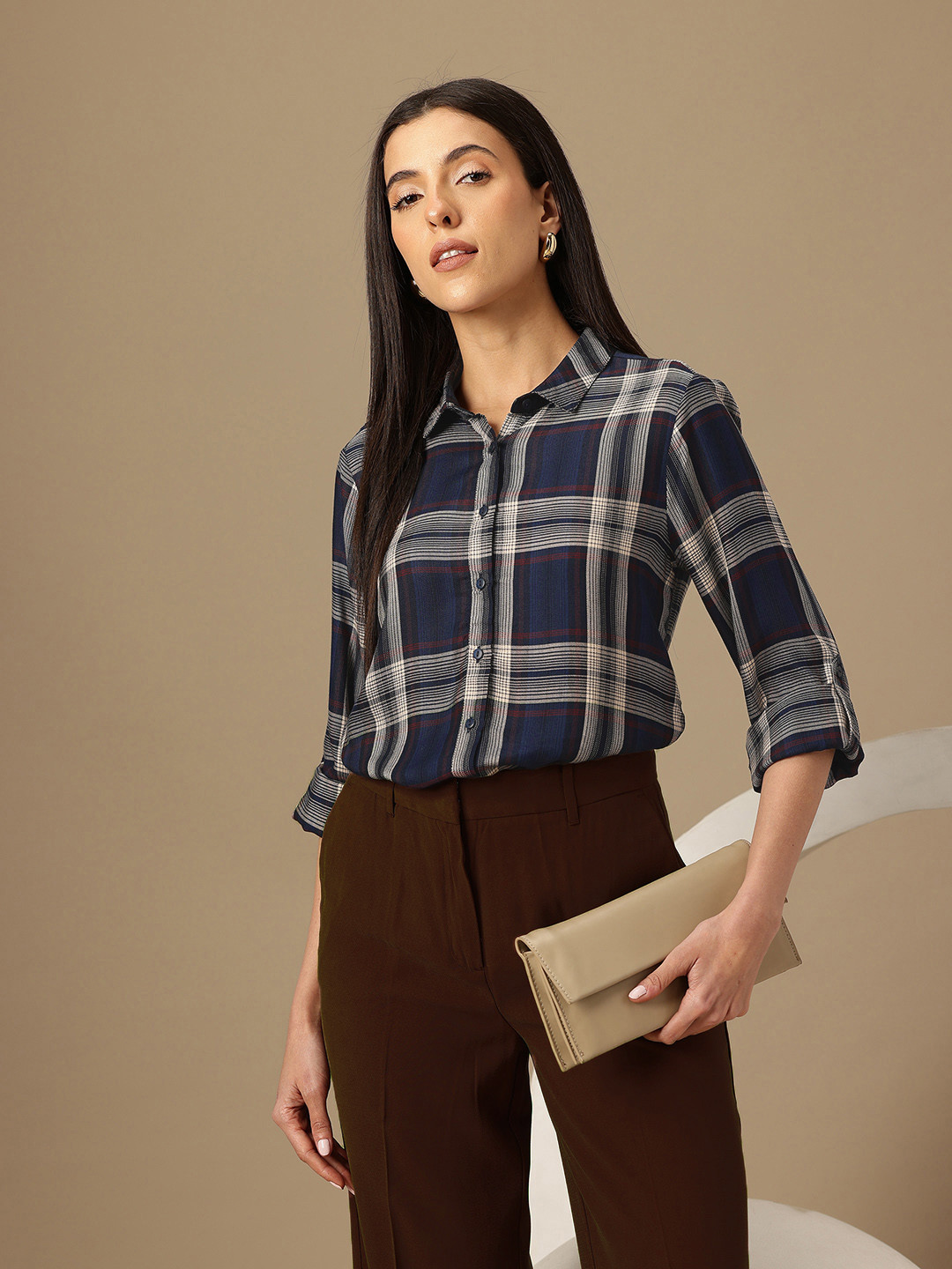 Chemistry Checked Casual Shirt