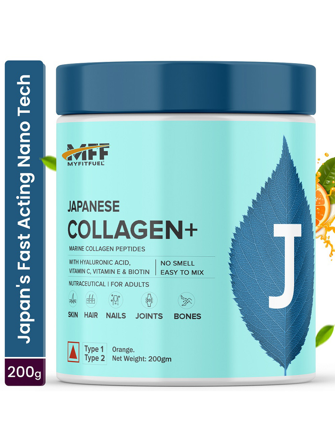 MyFitFuel Japanese Collagen Marine Collagen Peptides - 200 g