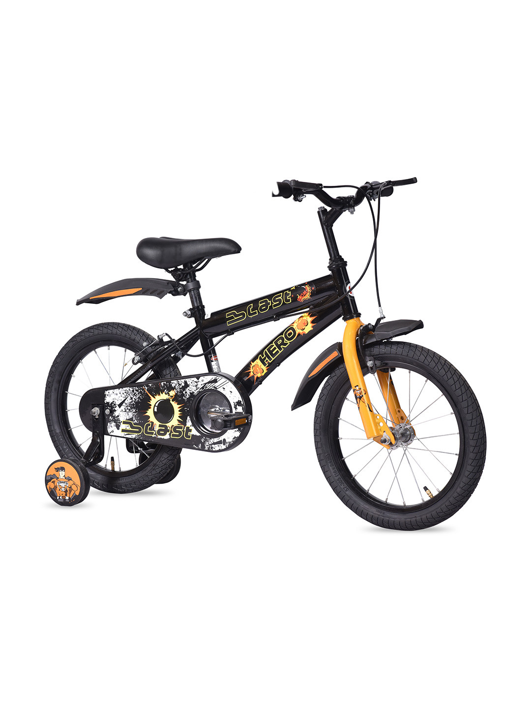 Hero Blast Single Speed 16T Rigid Suspension Steel Black Kids Cycle