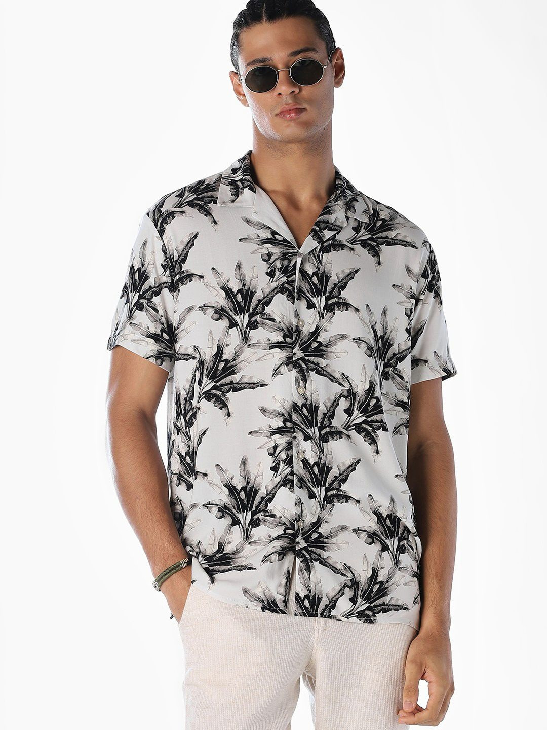 Jack & Jones Men Floral Printed Casual Shirt