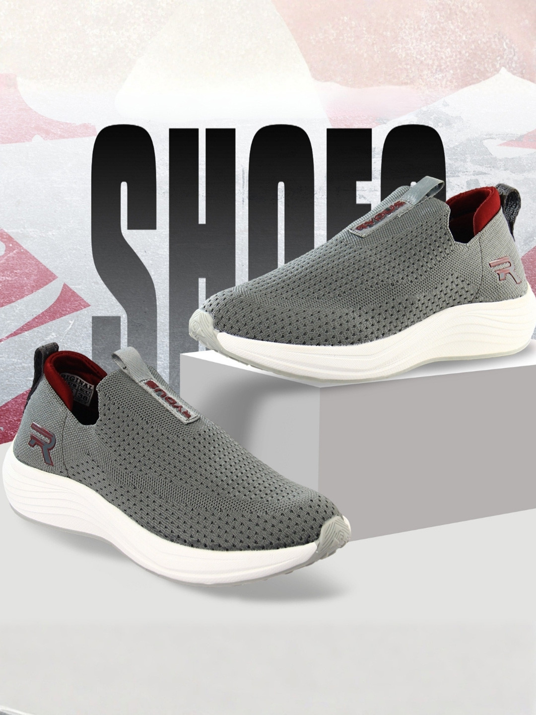 RYDUS PERFORMANCE Women Perforations PU Slip-On Sneakers