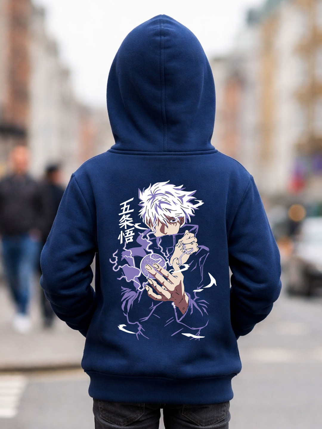 LONDON STREETS Boys Printed Hooded Sweatshirt