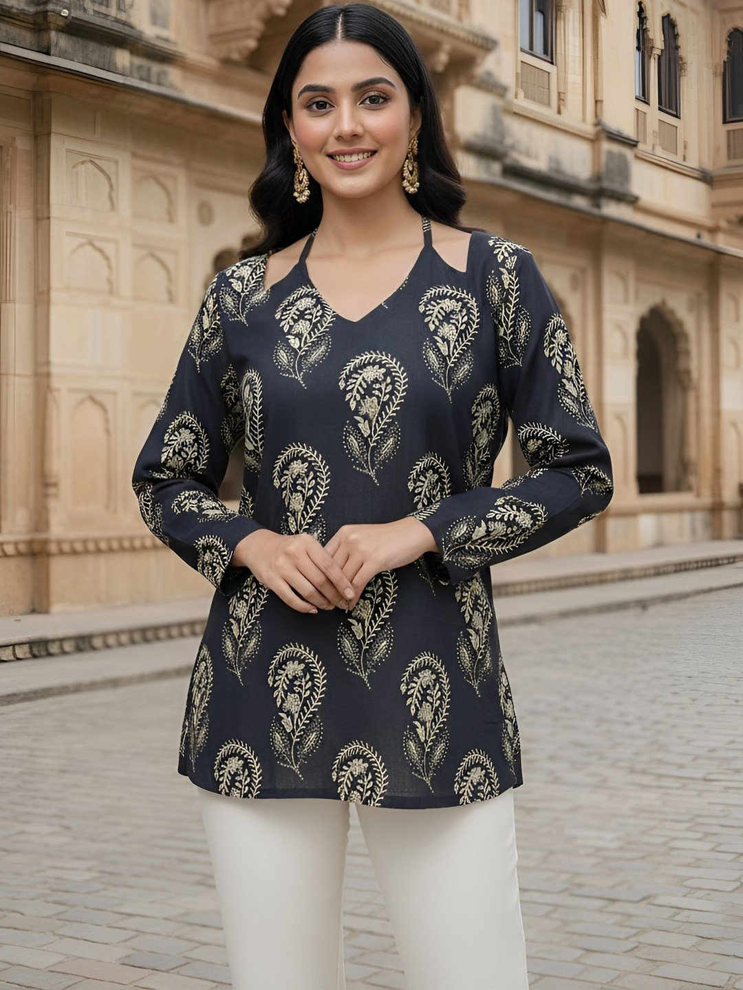 Nayo Printed Ethnic Tunic