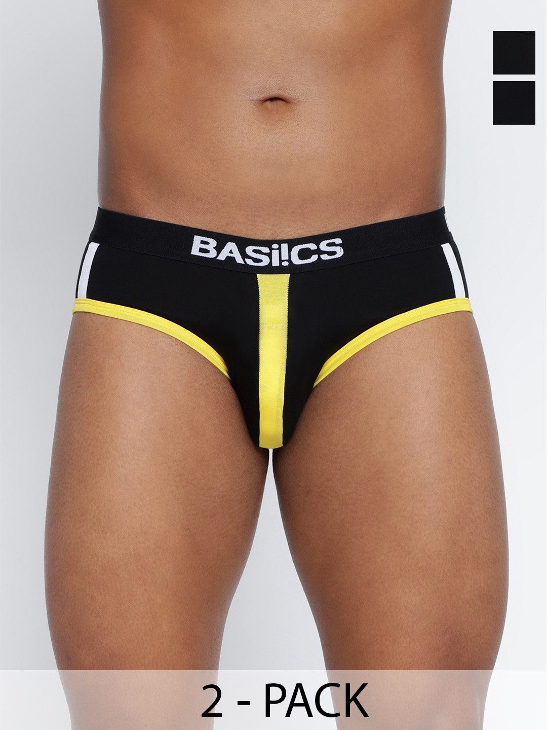 BASIICS by La Intimo Men Pack of 2 Briefs BCSBR080B022