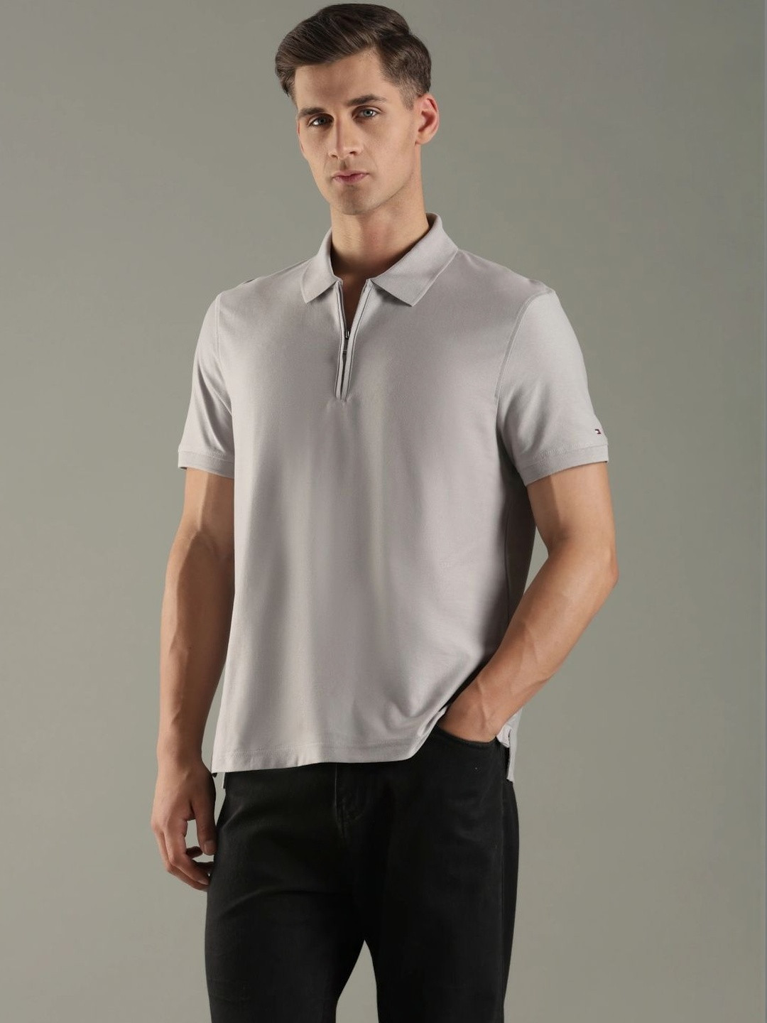 Tommy Hilfiger Men Polo Collar T-shirt