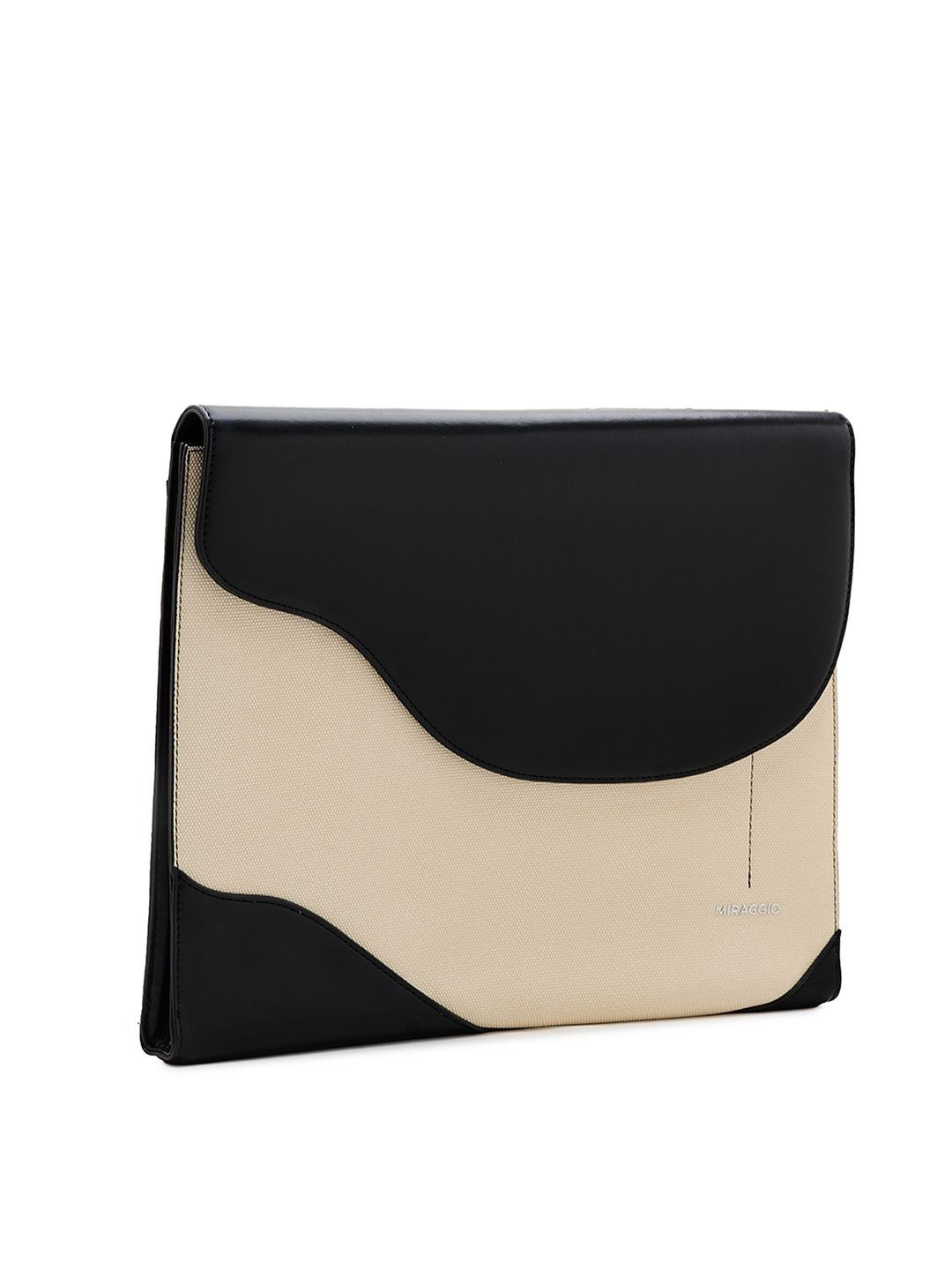 MIRAGGIO Women Colourblocked PU Laptop Sleeve