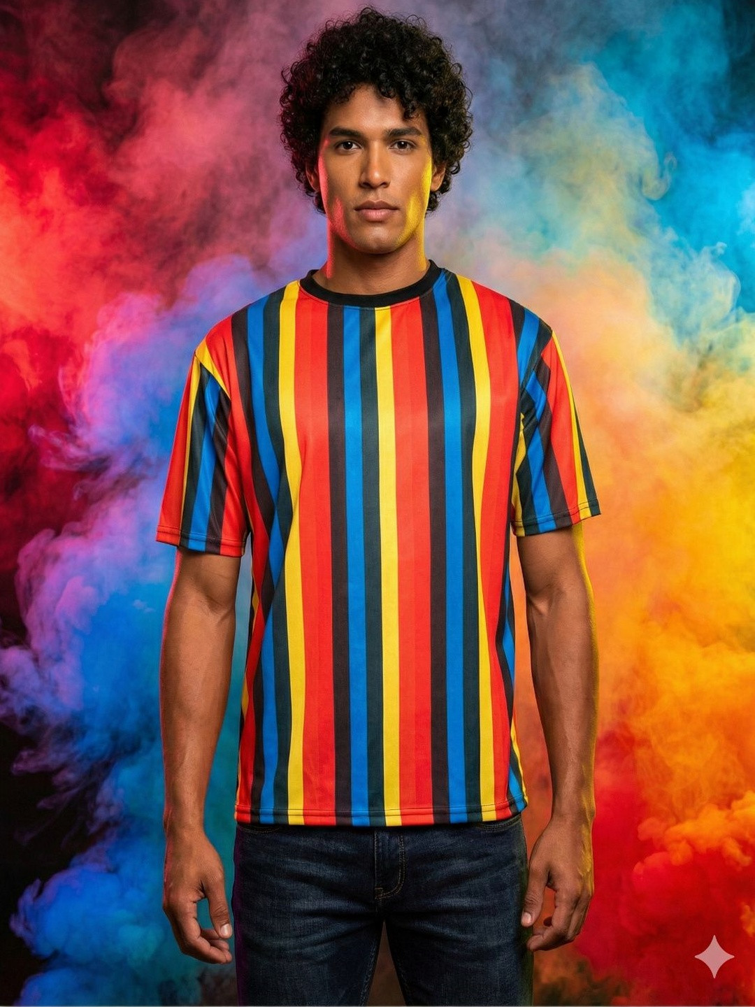 SZN Men Striped T-shirt