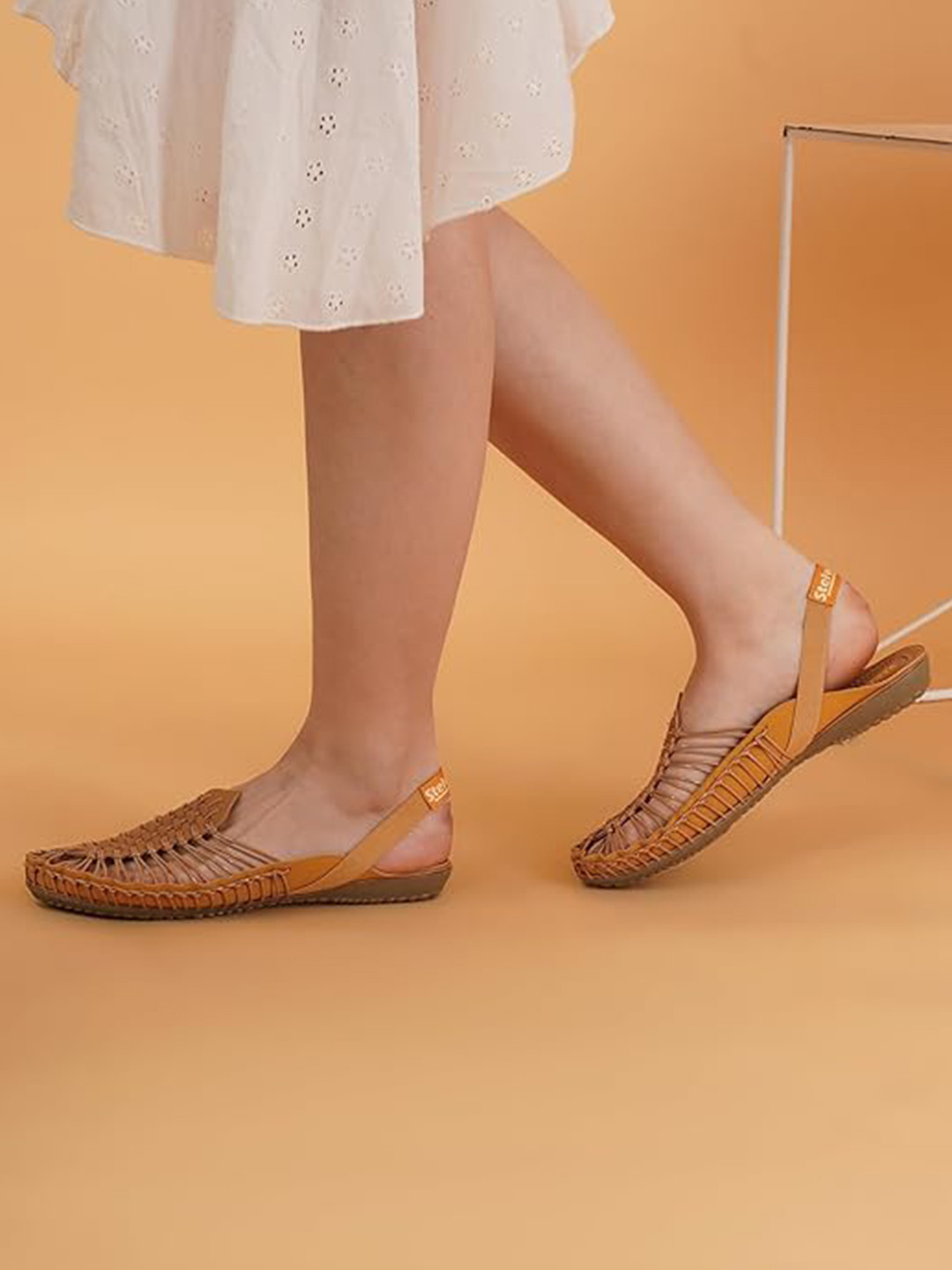 STELWAY Women Synthetic Leather Comfort Sandals