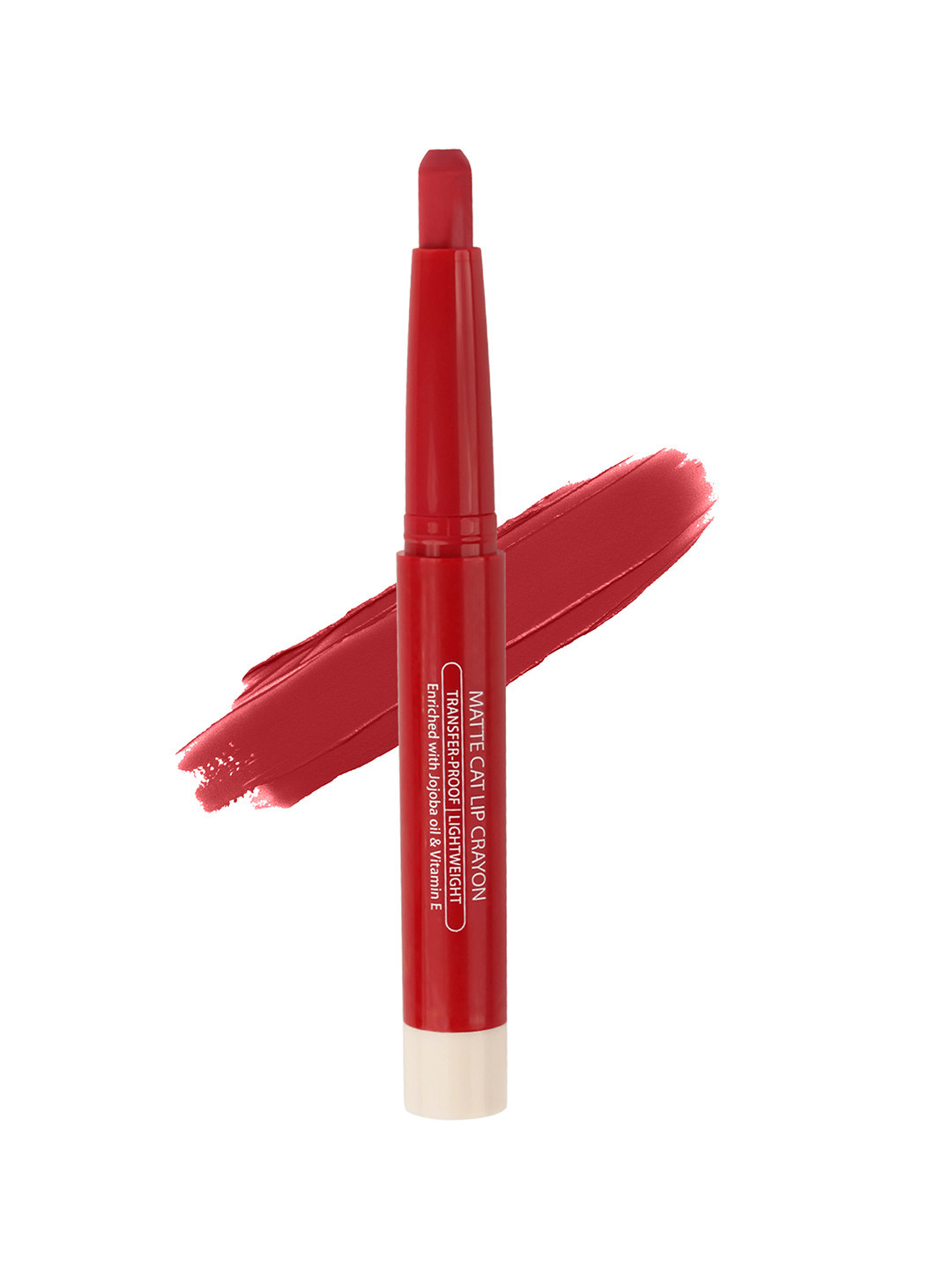 Maliao Matte Cat Transfer-Proof & Lightweight Lip Crayon 2.8g - Nude Mood - M21