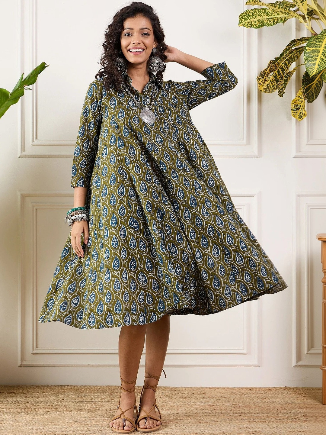 UGMAZ Print Ethnic Top