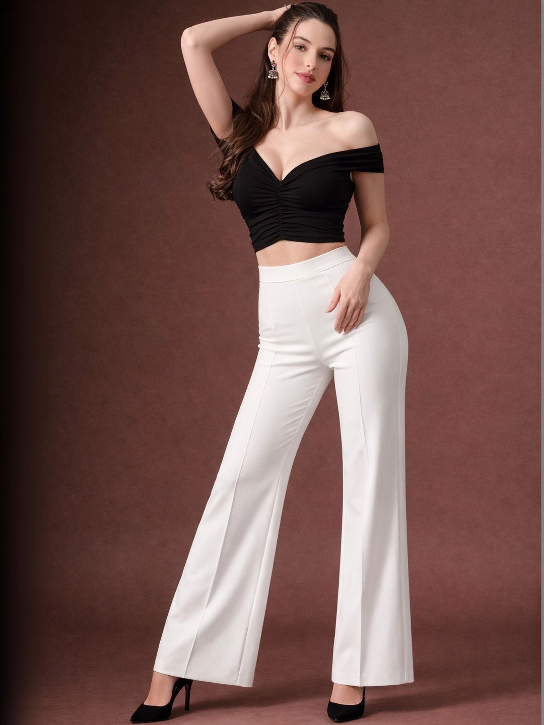 SWADESI STUFF Women Relaxed Easy Wash Trousers
