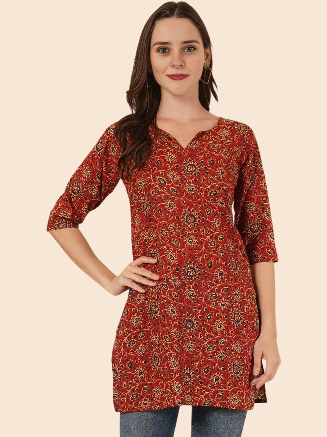 Hyba Women Floral Printed Floral Kurta