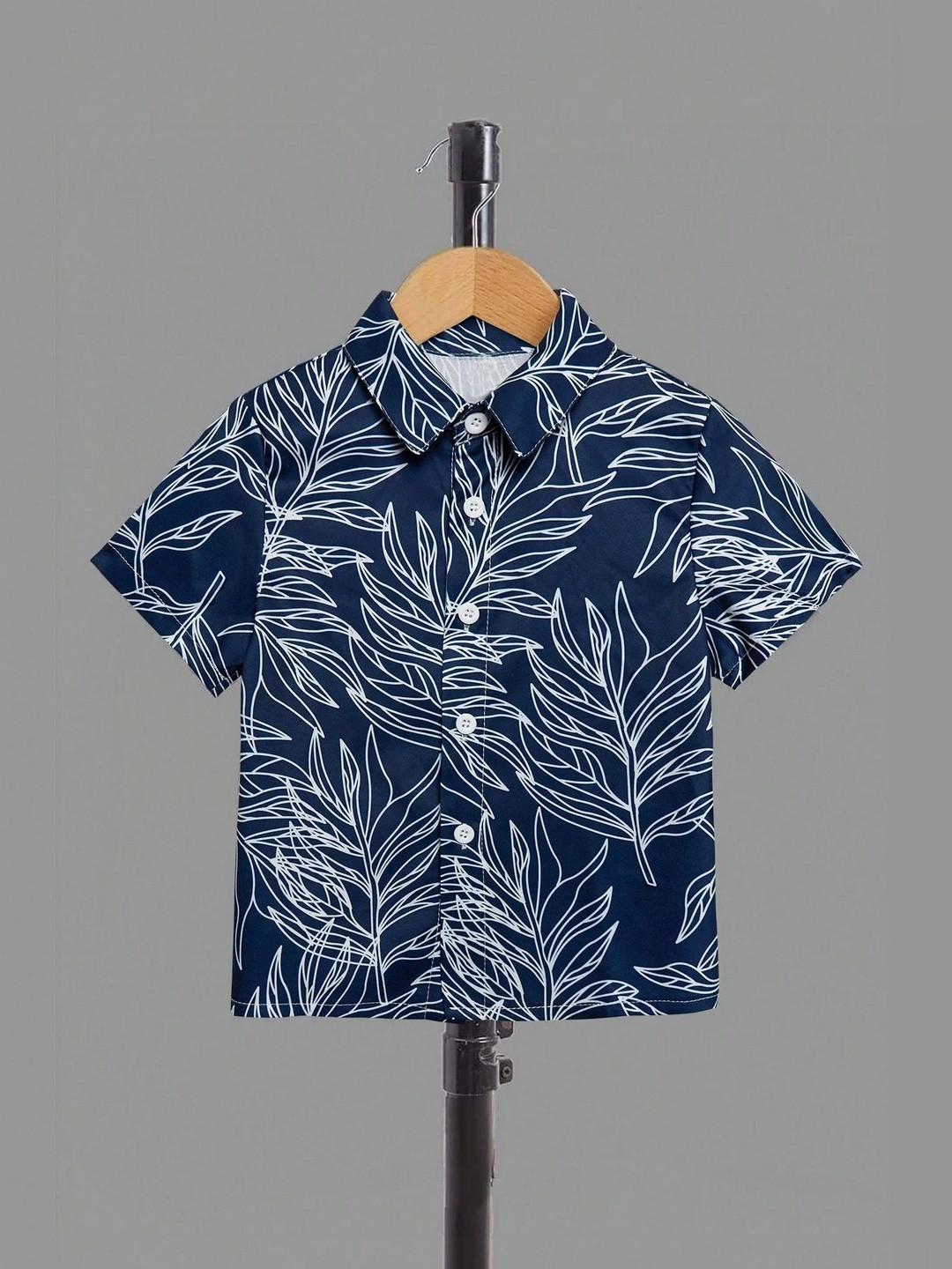 TIOR Boys Floral Printed Casual Shirt