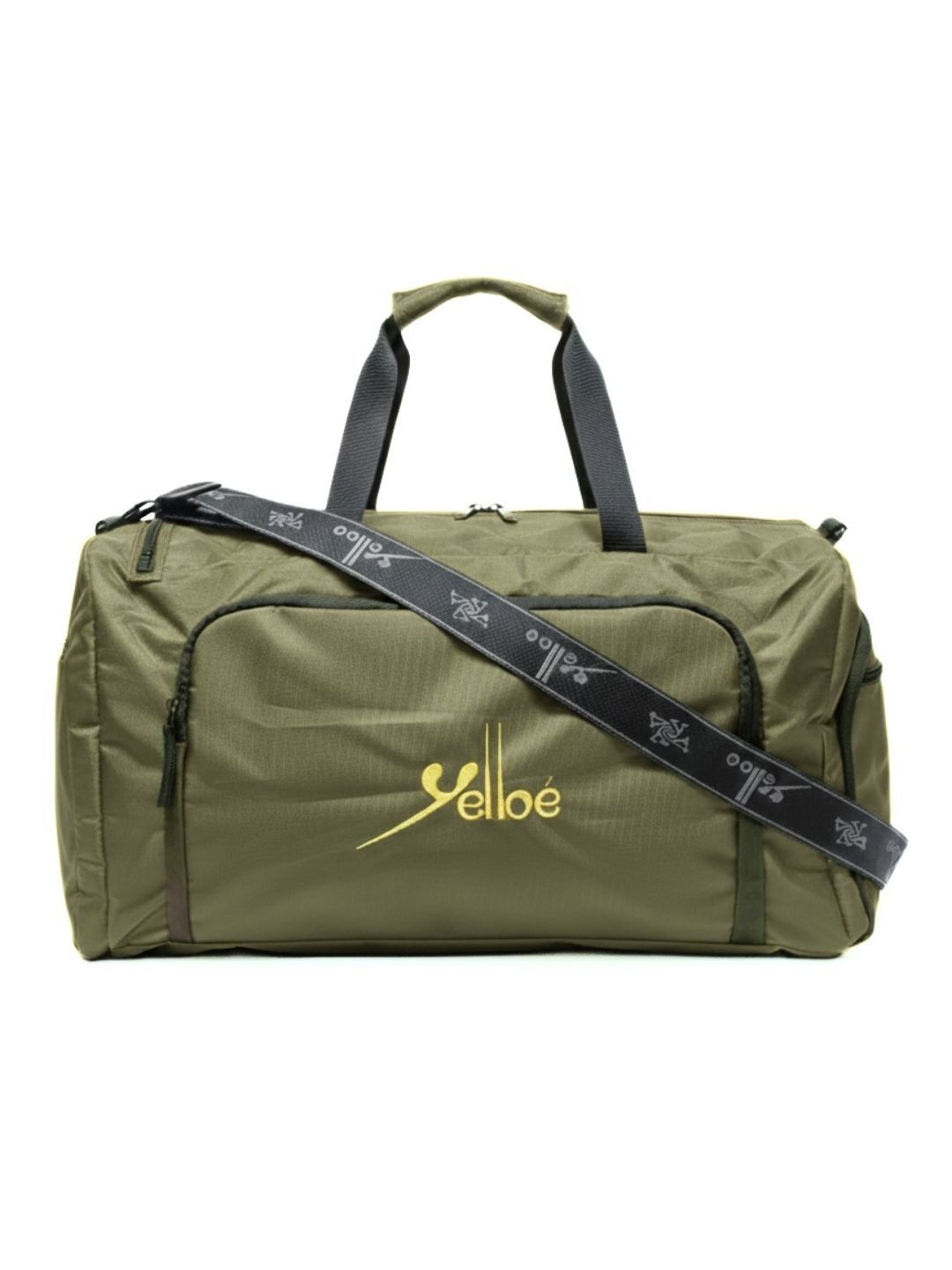 yelloe Printed Large Sports or Gym Duffel Bag