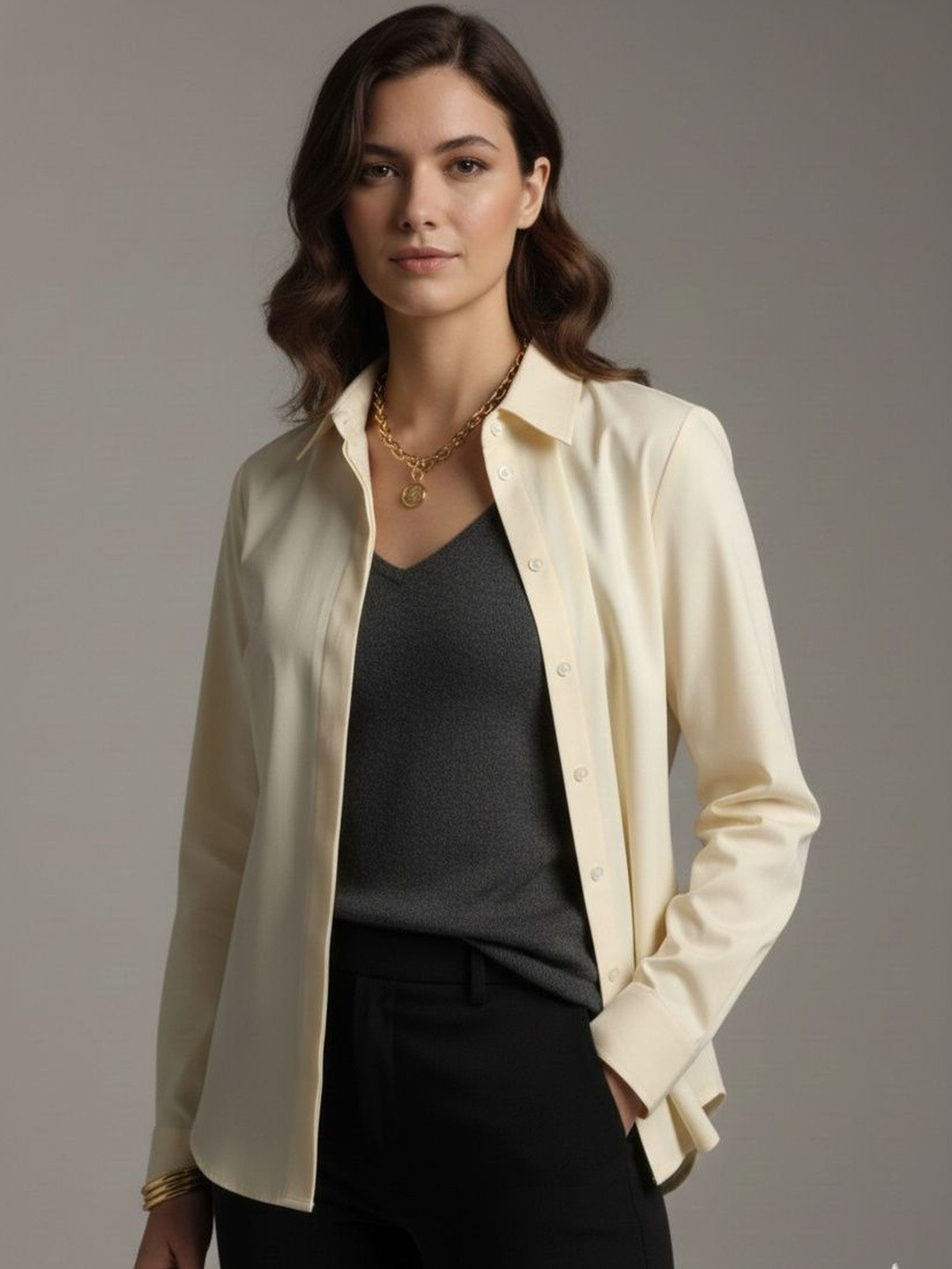 CORSICA Women Comfort Slim Fit Casual Shirt