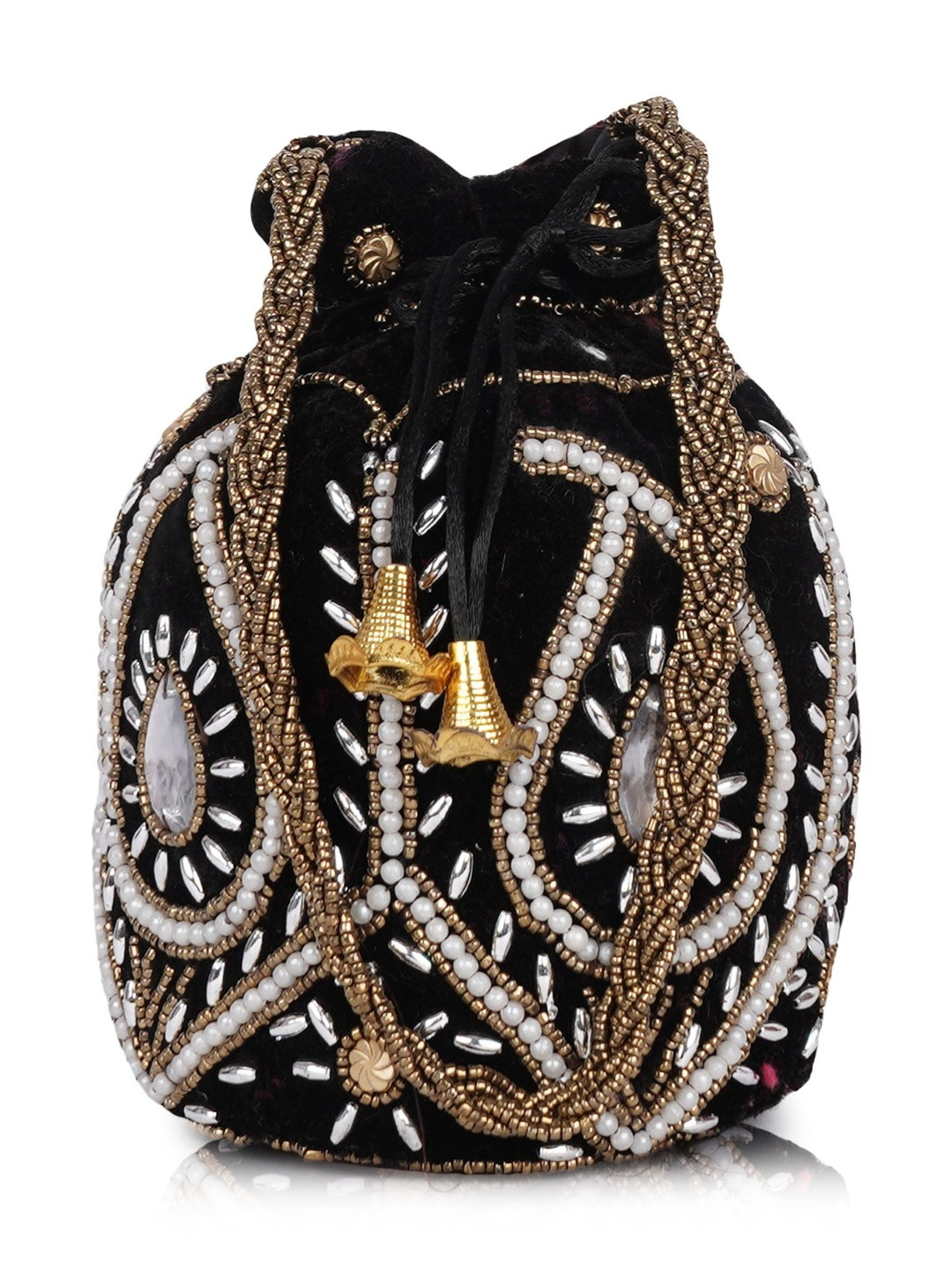 ROLEXO Embellished Potli Clutch
