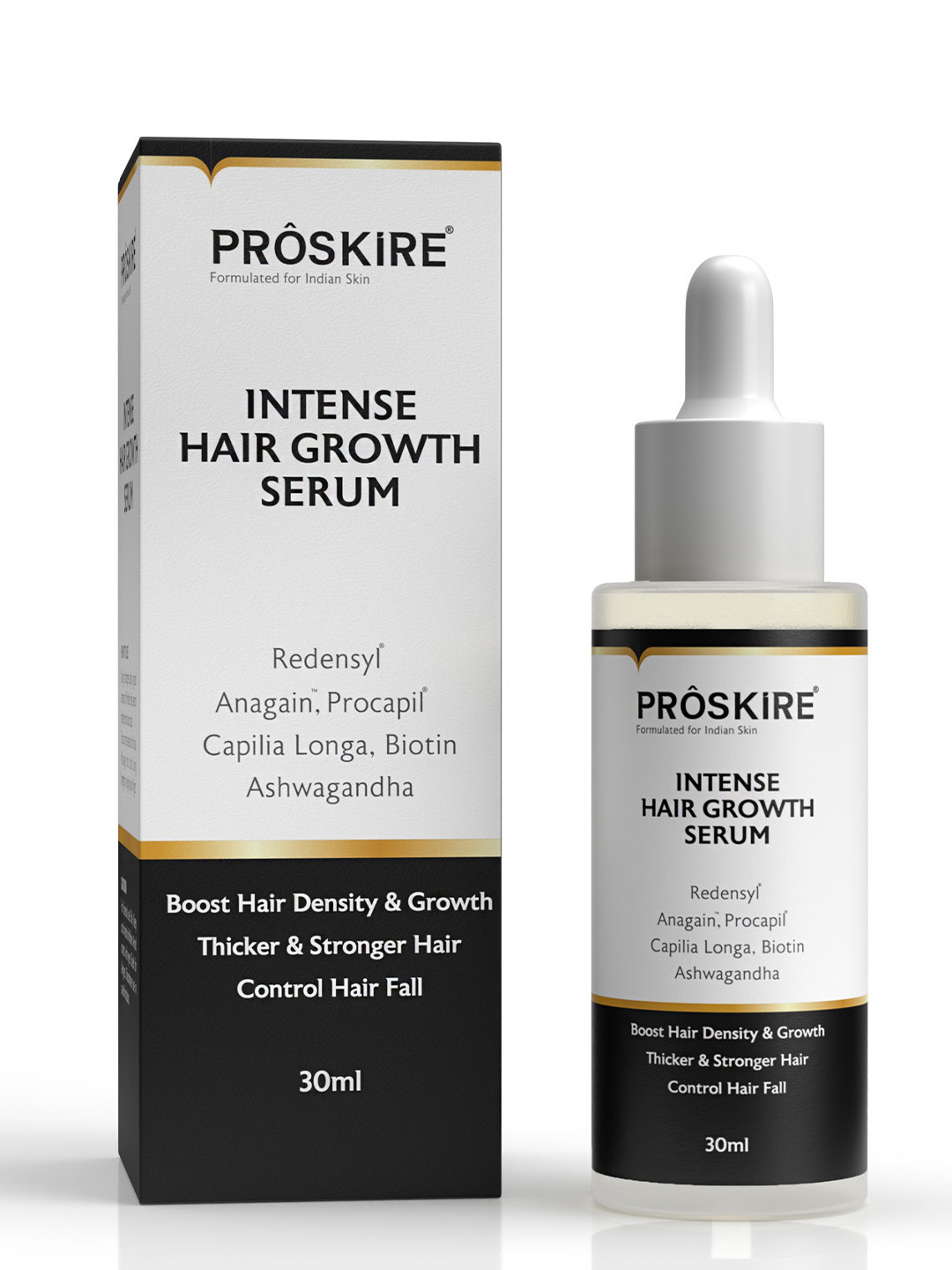 Proskire Intense Hair Growth Serum With Ashwagandha - 30 ml