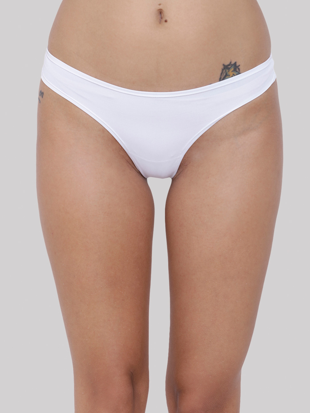 BASIICS by La Intimo Women  Spiffy Semi-Seamless Low-Rise Thongs BCPSS01