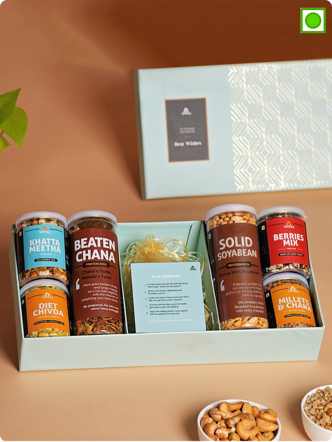 Omay Foods Awesome Grow Kit Father's Day Gift Box
