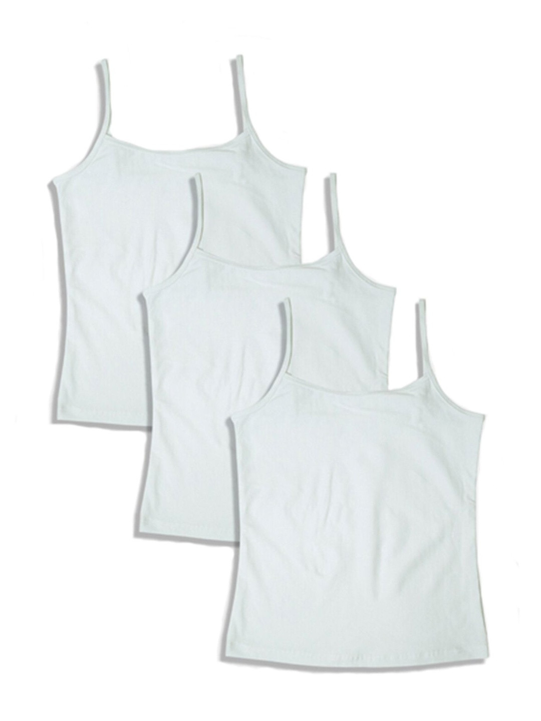 BRAAFEE Pack of 3 Cotton Non Padded Camisoles