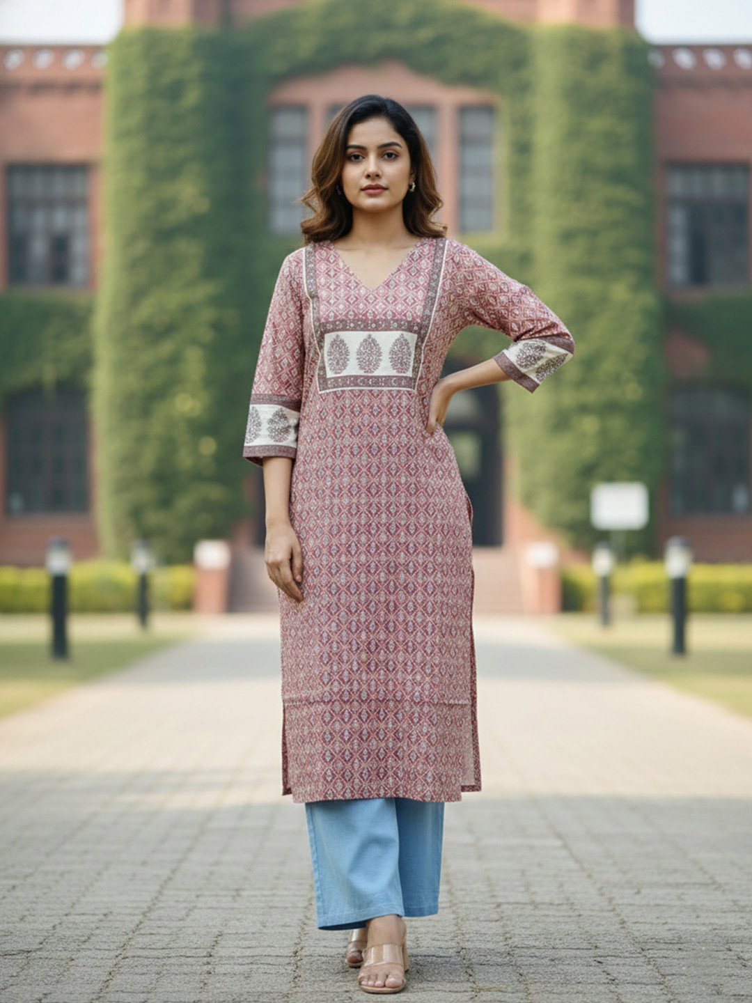 Varanga Women Ethnic Motifs Printed Indie Prints Kurta