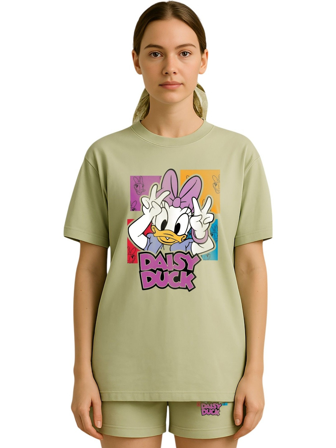 My Swag Printed Round Neck Night Suits