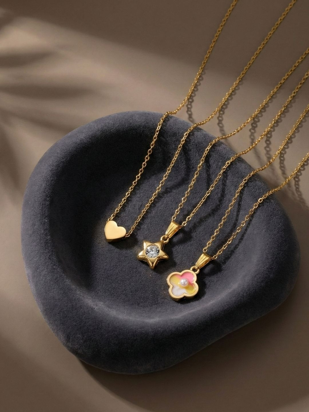 SZN Brass Gold-Plated Necklace