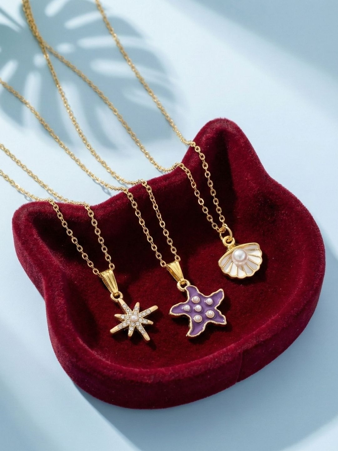 SZN Brass Gold-Plated Antique Necklace