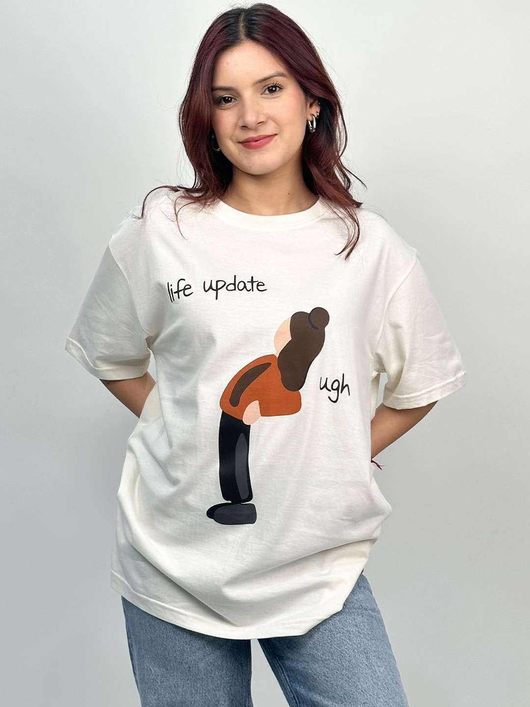 DKY Women Printed T-shirt