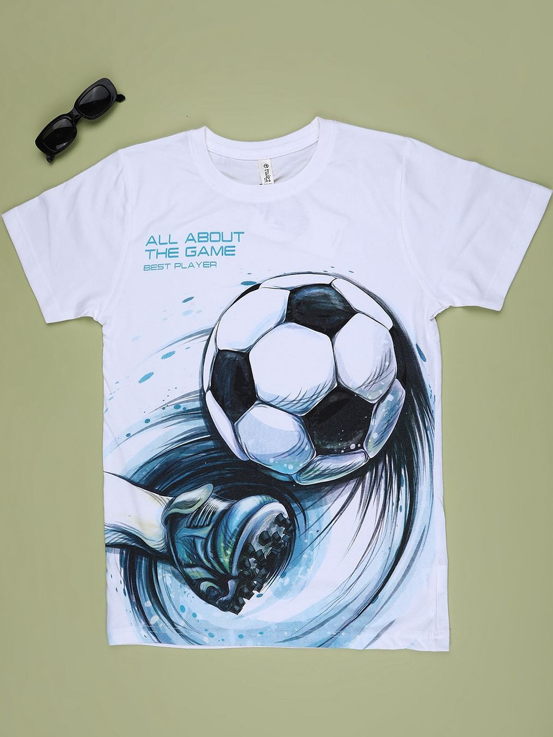 V-Mart Boys Cotton Printed T-shirt