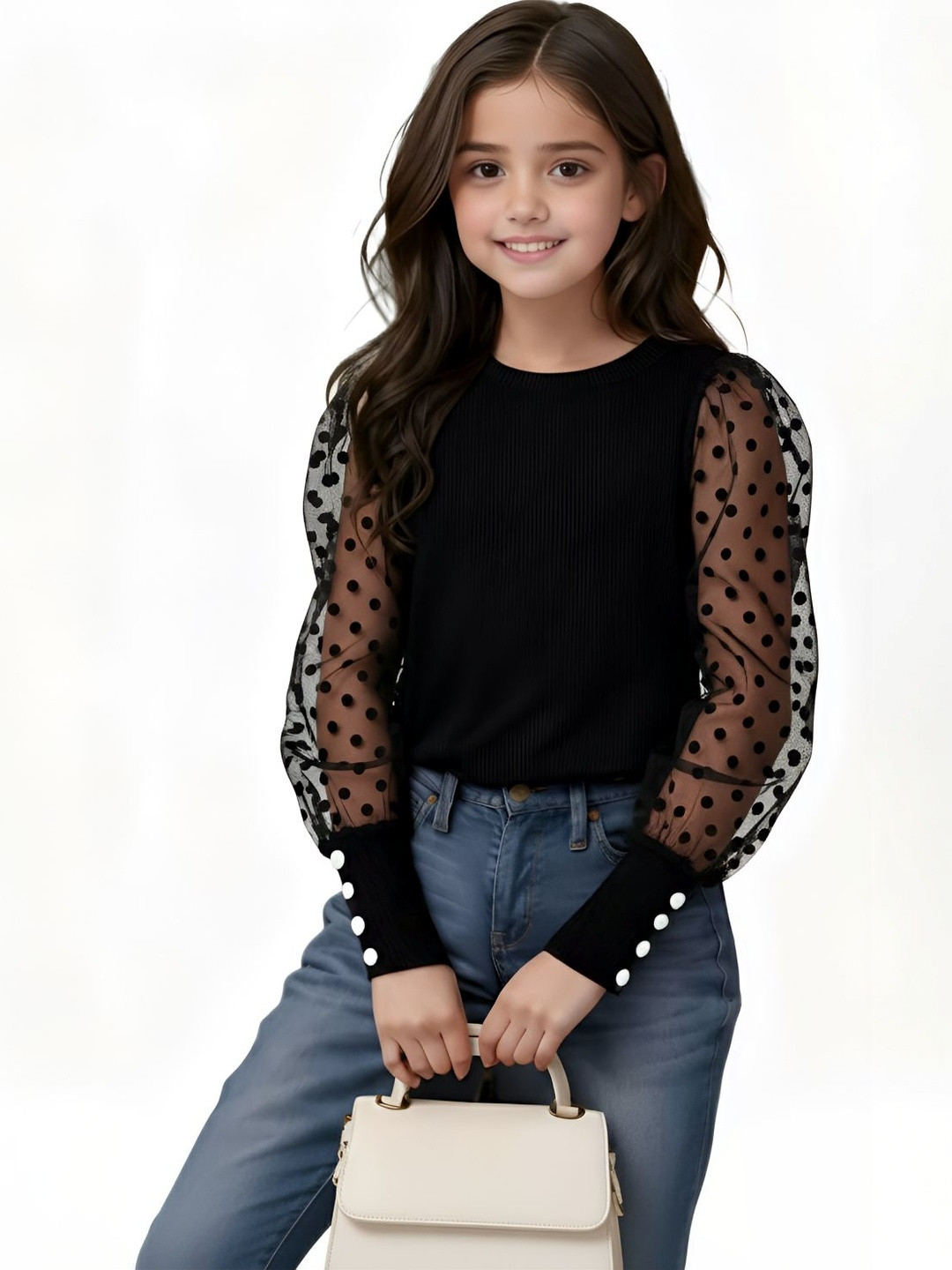 WAHOO Girls Cotton Blend Tops