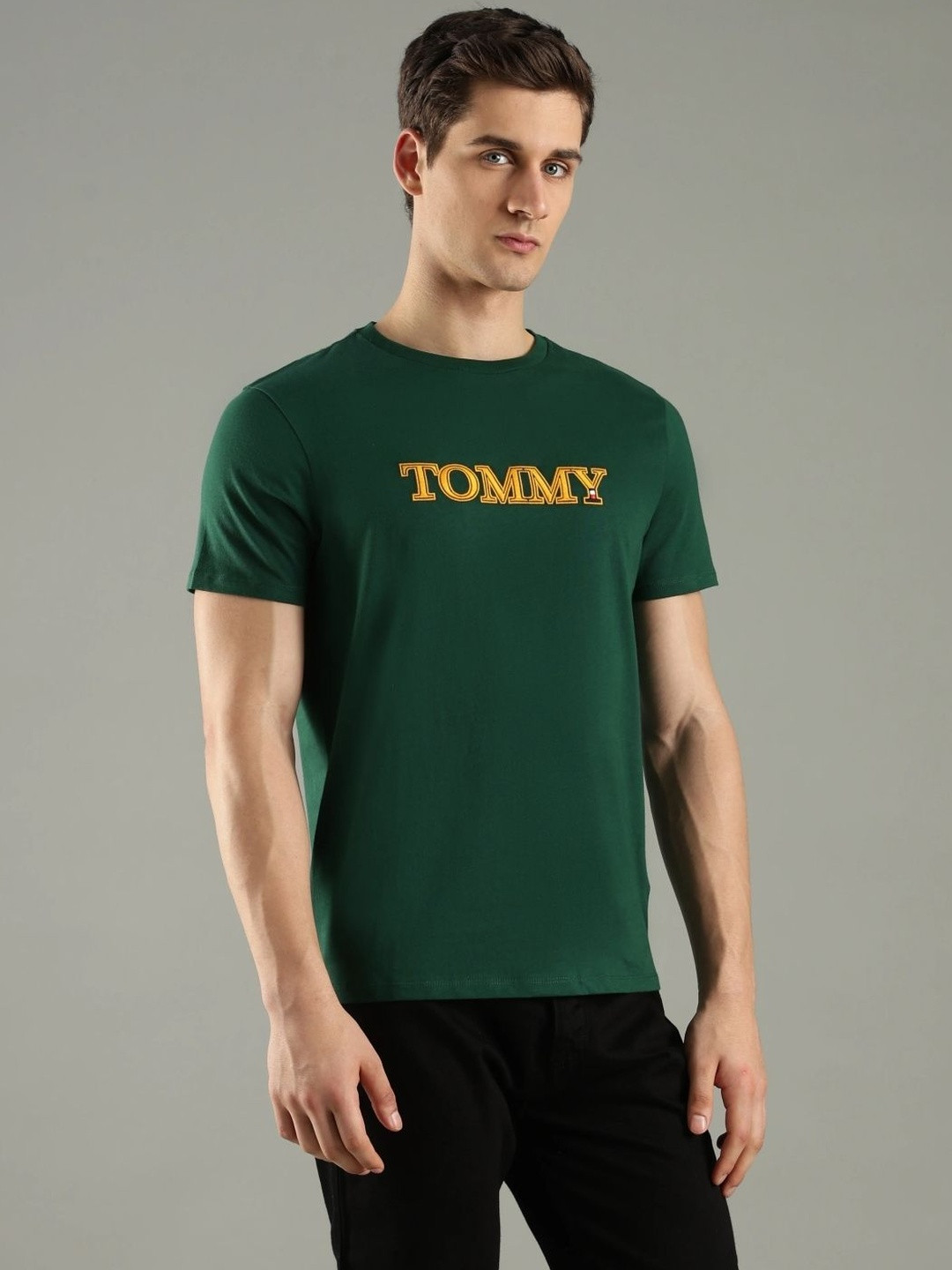 Tommy Hilfiger Men Brand Logo Printed T-shirt