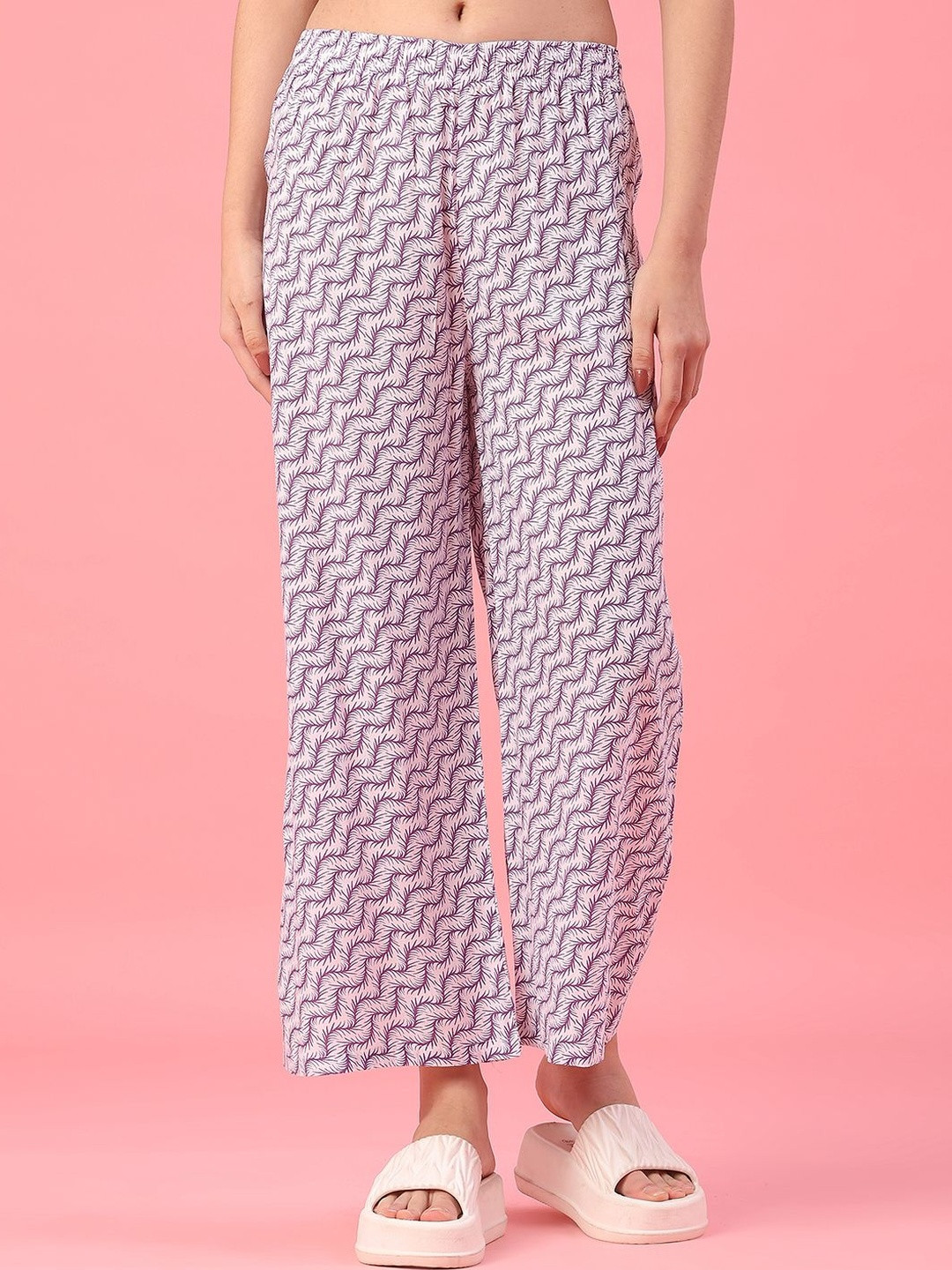 V-Mart Women Printed Cropped Palazzos