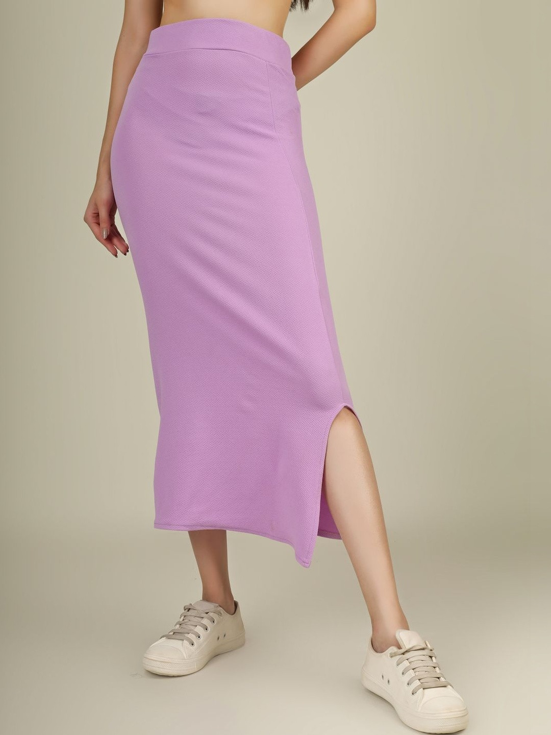 Yunic29 Straight Maxi Rise Midi Skirts