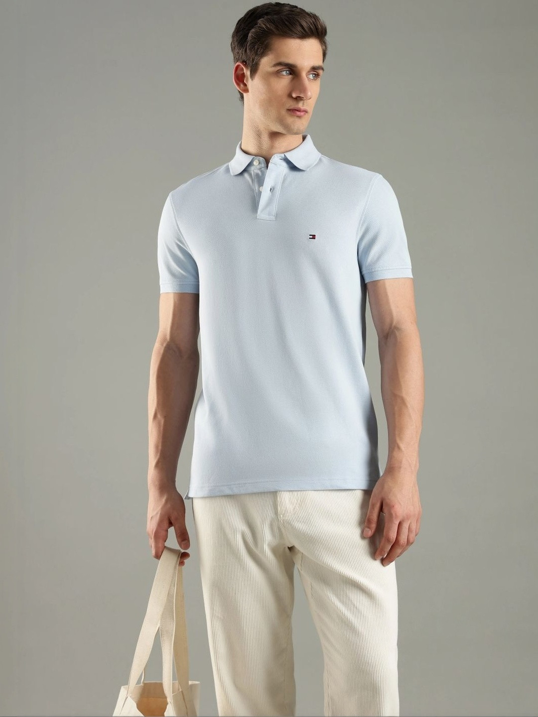 Tommy Hilfiger Men Polo Collar T-shirt