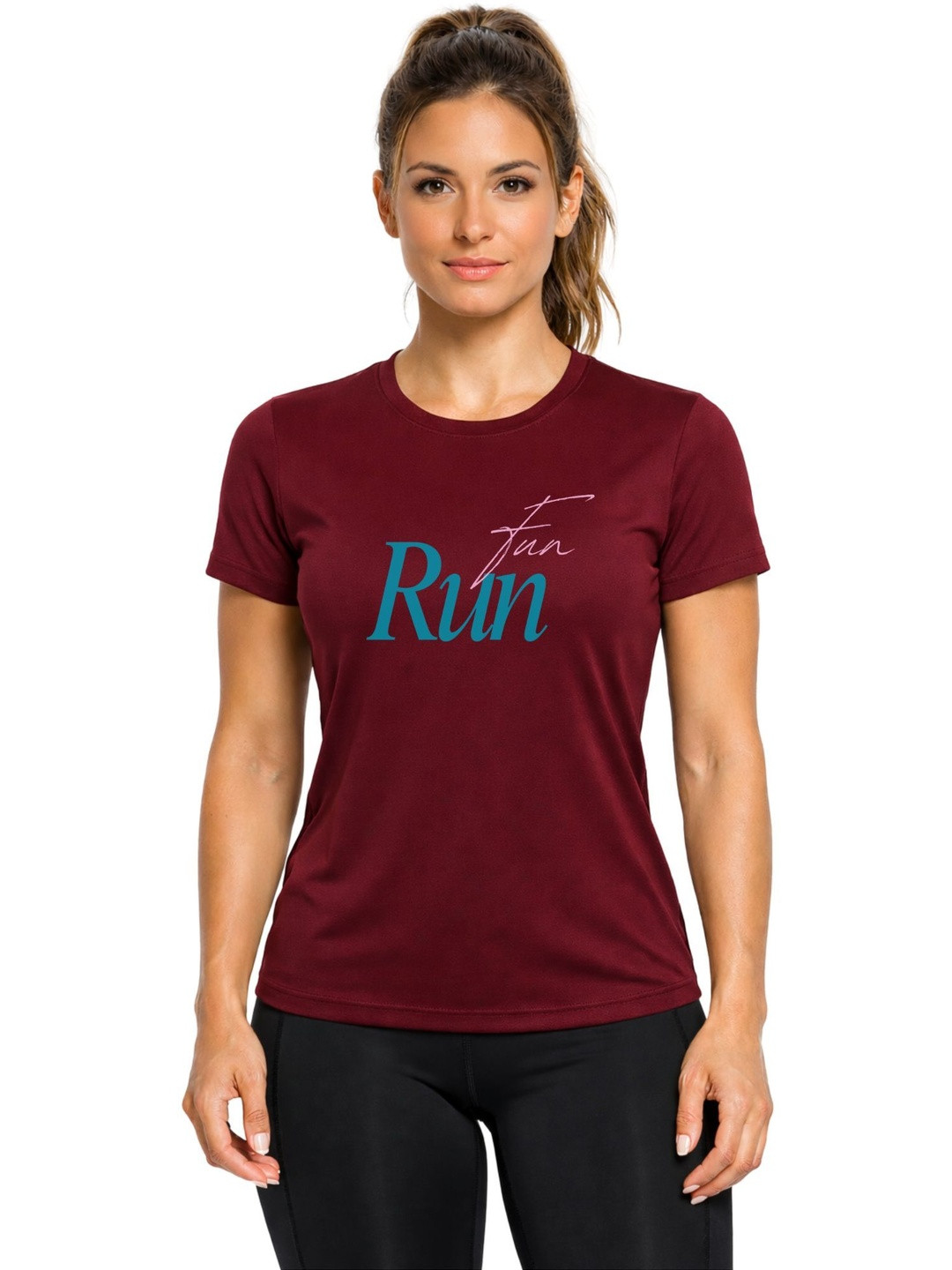 3Colors Women Typography Printed Dri-FIT T-shirt