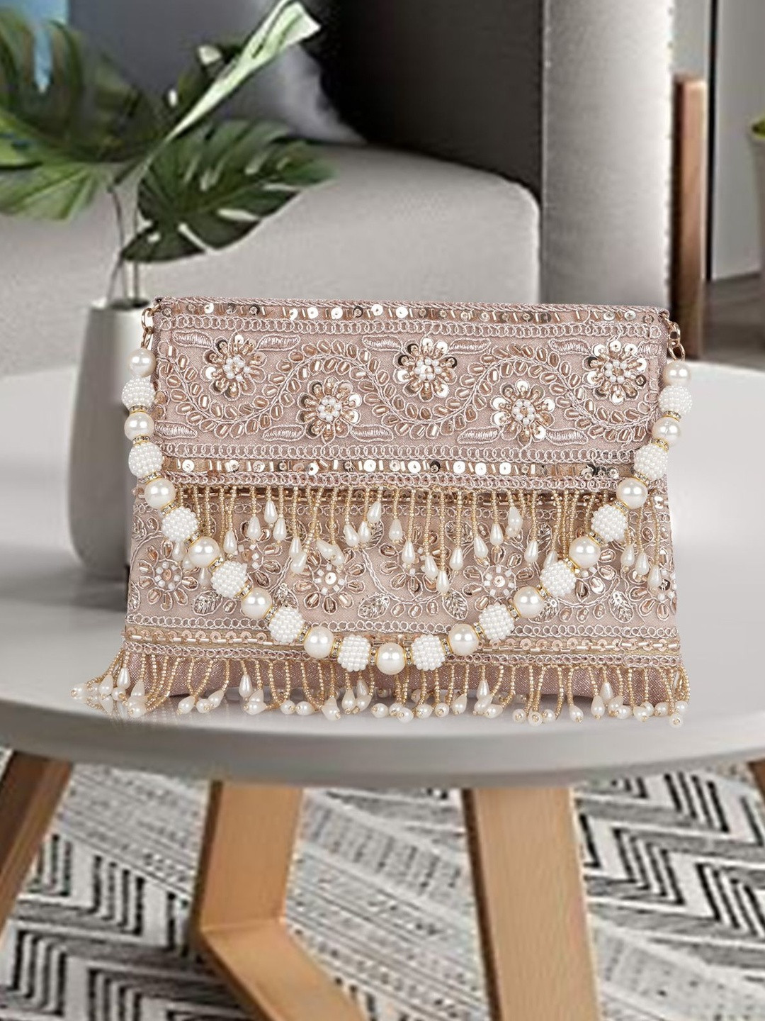 NEVIS Embellished Potli Clutch