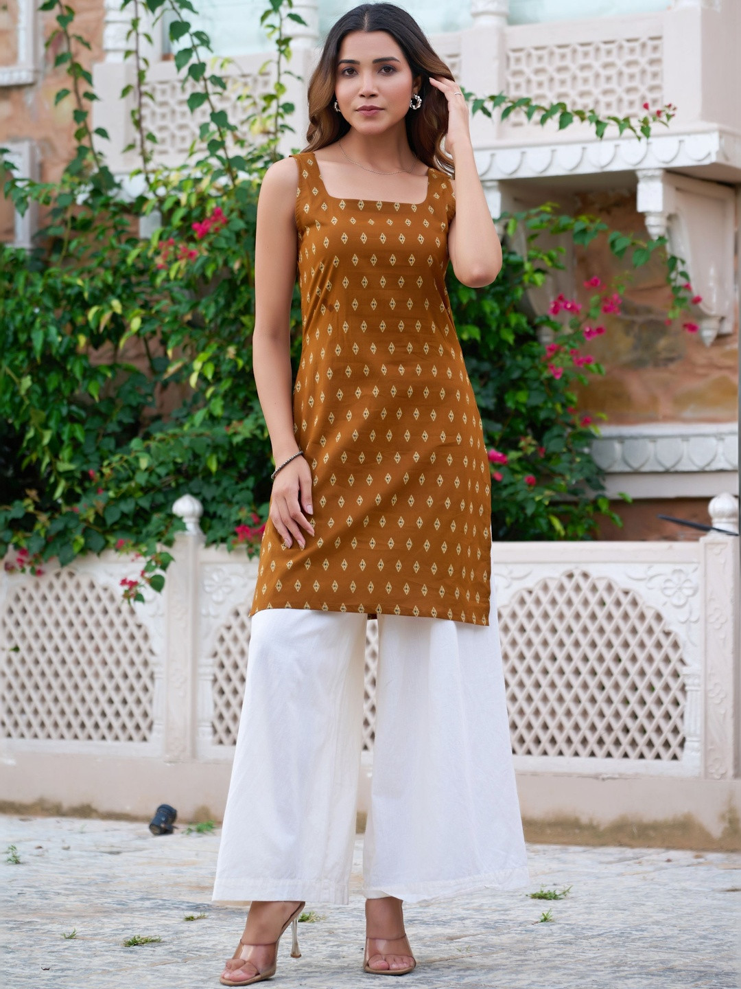 Vbuyz Women Geometric Printed Kurta