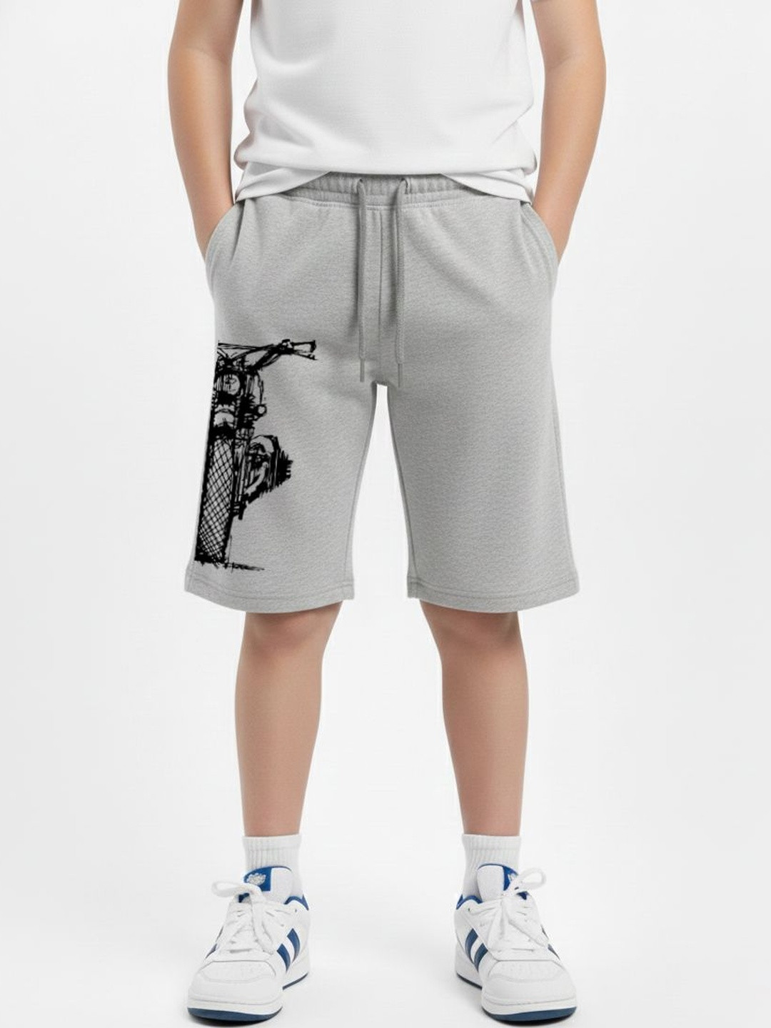 Hotfits Pack Of 2 Boys Printed Training or Gym Shorts