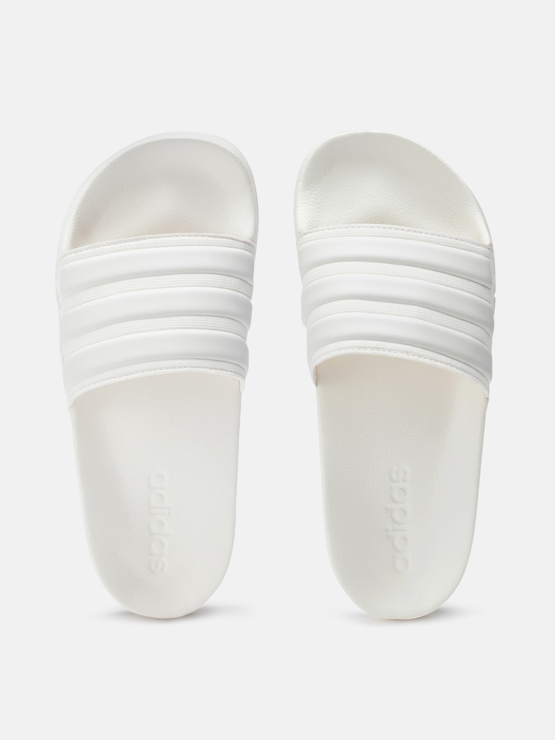 ADIDAS Unisex Cloudfoam Striped Sliders