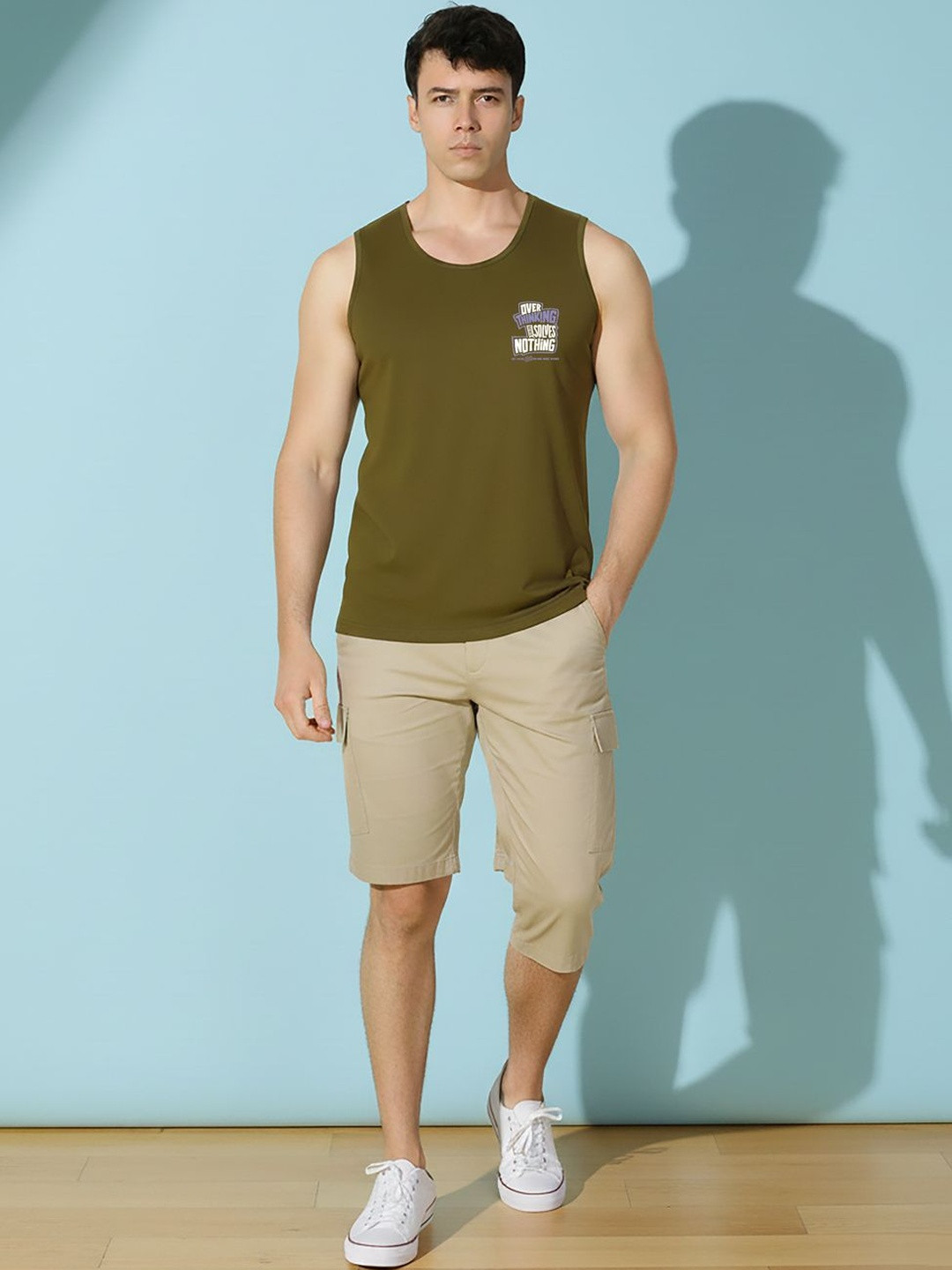 MINISTRY OF FRIENDS Printed Sleeveless T-Shirt