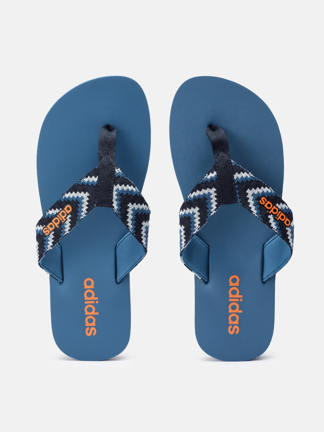 ADIDAS Men Stabile 2.0 Striped Thong Flip-Flops